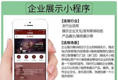 小程序定制開發(fā)、微信公眾號、推廣排名、吸粉